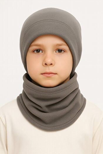 Homy Life Winter Fleece Beanie & Neck Gaiter Scarf 2-Piece Set – Soft, Warm Hat Windproof Balaclava
