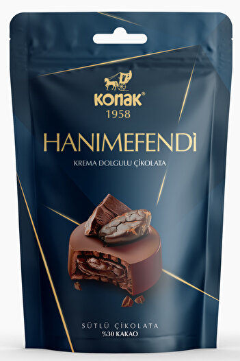 KONAK HANIMEFENDİ Krema Dolgulu Sütlü Çikolata