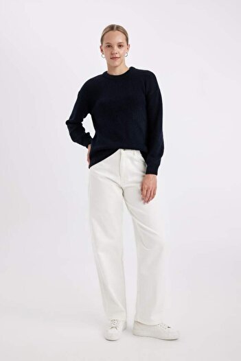 DeFacto Navy Blue Women's Sweater - H6905Az/Nv135 Model