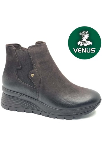 Venüs Ravven Genuine Leather Air-Flow Sole Orthopedic Women's Boots Brown