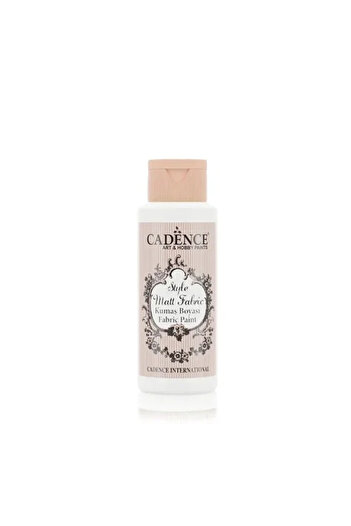 Cadence Style Mat Kumaş Boyası - 601 Beyaz 59ml