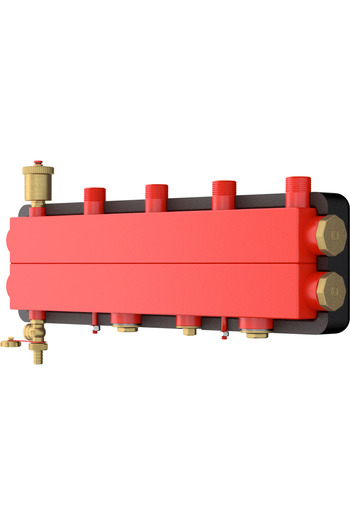 GIACOMINI R586SEY03 equalizing distributor, 3 outlets, DN25, 3 independent zones, 500sqm,