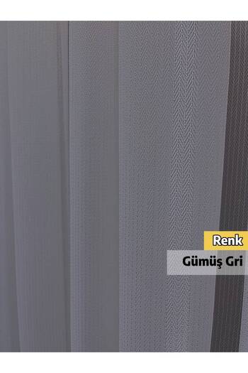 PERDEYERİ Su Yolu Üsküdar Tül Perde 1/3 Sık Pileli Ütü İstemez Dayanıklı