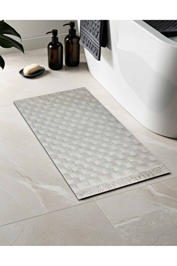 Al kaffary Kafton Luxury Entrance Rug with Elegant Design and High Quality Material, Silver