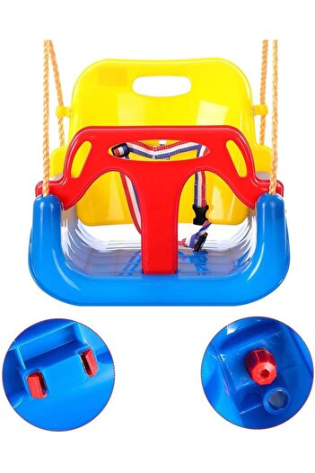 Toybox Toy Box 3-In-1 Multifunctional Non Toxic Eco Friendly Sturdy And Durable Hanging Swing
