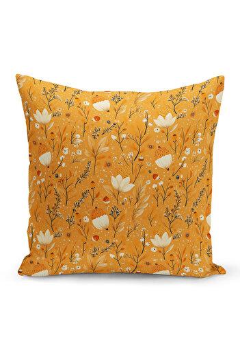 Bertille Home Autumn Plaid Series Double Side Printed Throw Pillow Case (Halloween Autumn Cushion Cover)