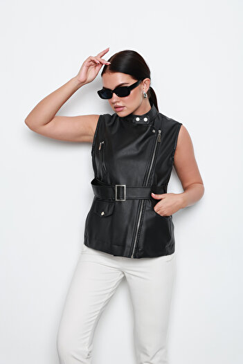 Limon X Leather Vest