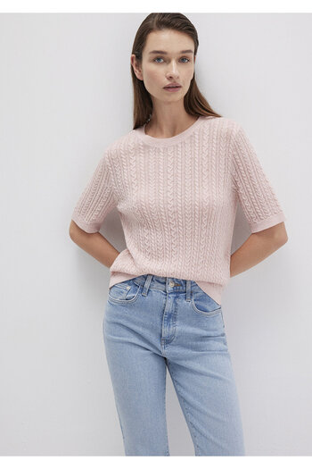 Mavi Short Sleeve Pink Sweater Slim Fit / Slim Fit 1710702-90663