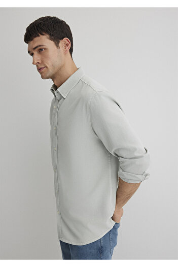 Mavi Male Green m 0211482 -70148 Long Sleeve Shirt