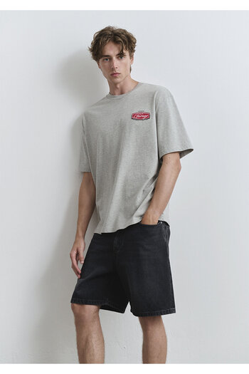 Mavi Houston Street Anthracite Denim Jean Shorts 0410672-89813