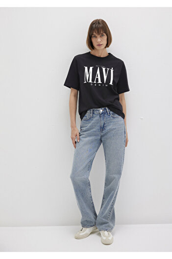 Mavi Logo Printed Black T-Shirt Regular Fit / Regular Fit1611990-900