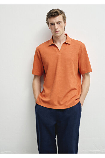 Mavi Orange Polo T-Shirt Loose Fit / Loose Relaxed Cut 0612945-90750
