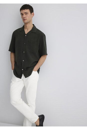 Mavi Short Sleeve Green Shirt Regular Fit 0211520-71587