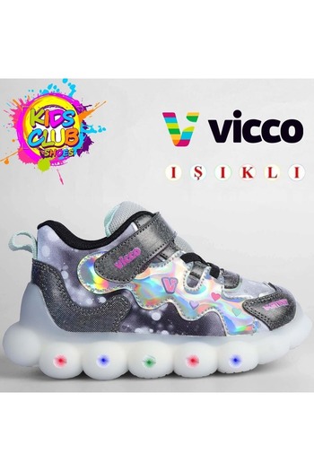 Kids Club Shoes Vicco Sonya Orthopedic Sole Lighted Children's Boots Black