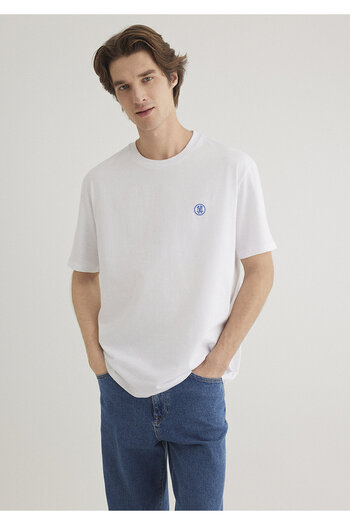 Mavi 2-Piece Logo Printed T-Shirt Loose Fit / Loose Relaxed Fit 0612545 -620