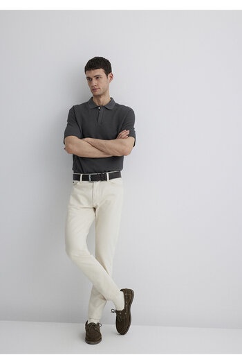Mavi Milan Classic Denim Ecru Jean Trousers 0081087654