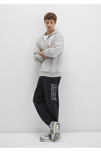 Mavi Logo Printed Black Sweatpants 0010208-900