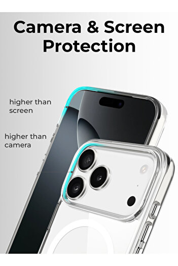 Glassology MagSafe Clear Case + Screen Protector Bundle Compatible with iPhone 17