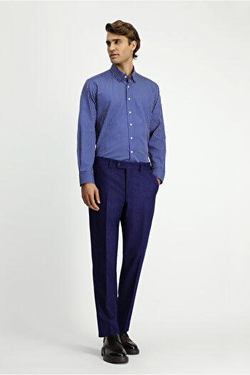 Kiğılı Regular Fit Wool Pleated Flannel Classic Fabric Trousers