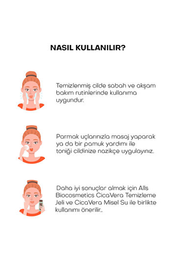 Alls Biocosmetics Organik Cicavera Prebiyotik Tonik 100 ml
