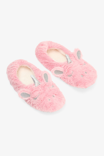 Penti Light Pink Unicorn House Shoes