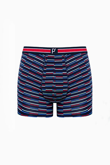 Penti Erkek Pamuklu Bold Stripe Çok Renkli 3lü Boxer