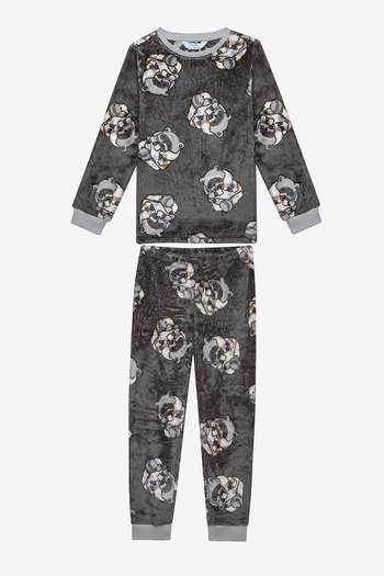 Penti Mehrfarbiges Pyjama-Set „Racoon“ für Mädchen