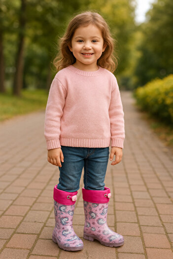 Emek Emekplastic Children's Boots Snow Boots Rain and Snow Proof Fur Boots