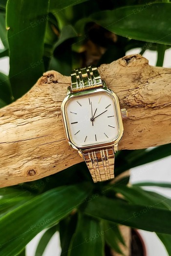 Bimodabu Retro Minimal Square Dial Women's Wristwatch