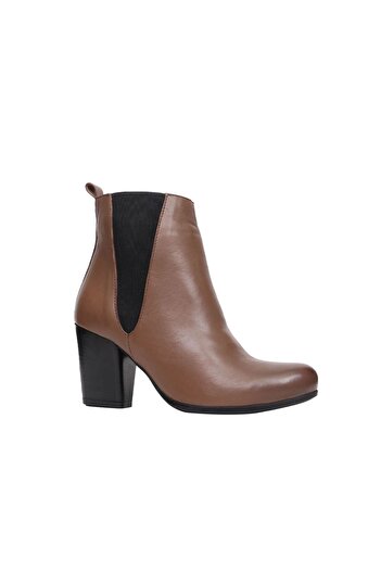 BUENO Shoes Mink Leather Women's Heeled Boots 01Wp4702