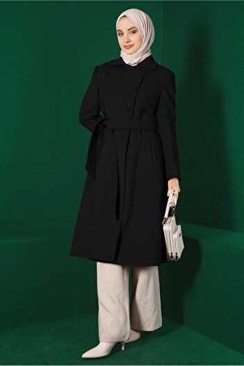 Alvina Belted Stamp Coat 90315