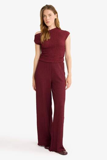 DeFacto Wide Leg Wide Leg Baggy Trousers D3570Ax25Au