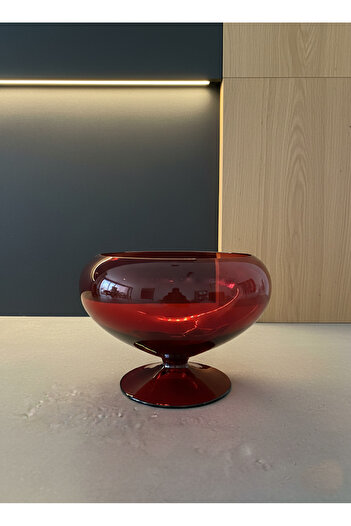 DECOSTYLE Red Footed Fruit Bowl 3000 Cc