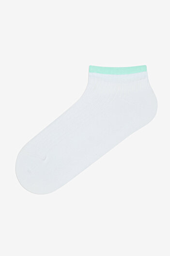 Penti White Set of 4 Multicolored Ankle Line Booties Socks