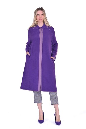 Invee Feather Cap Purple