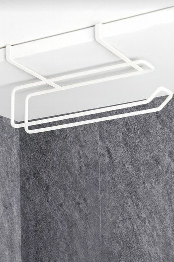 UG Home White Cabinet Paper Towel Holder Hanging Paper Towel Holder
