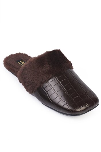 Capone Outfitters Elyse Women's Closed Gondola Furry Slippers