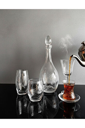 DECOSTYLE طقم أكواب زجاجية من أليف 61 قطعة لـ Paşabahçe لـ 12 شخصًا