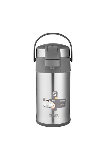 SHAHA 4L Stainless Steel Tea Thermos - Stylish and Practical Design
