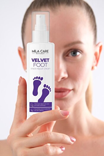 Mila Care Health&Beauty Velvet Foot Topuk Çatlak ve Ayak Bakım Kremi 100ml