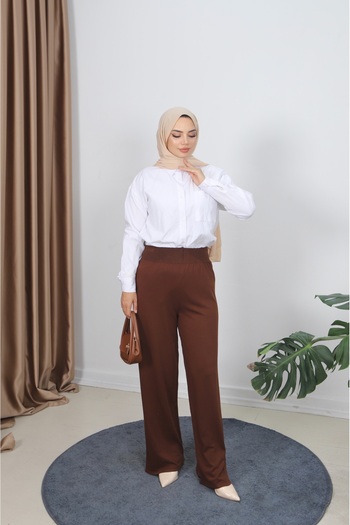 NİSUM MODA Mercerized Trousers