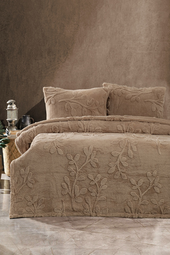 My Catherine Double Bedspread - Brown - Geblümt