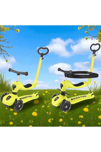 OEM 4-in-1 Transformable Scooter and Tricycle with Adjustable Parental Handlebar, Child Protection and I