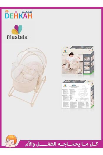 Mastela 4 in 1 Multifunctional Electric Rocking Bed with Touch and Mobile Control