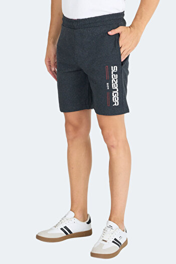Slazenger Nebo I Men's Dark Gray Shorts with Pockets