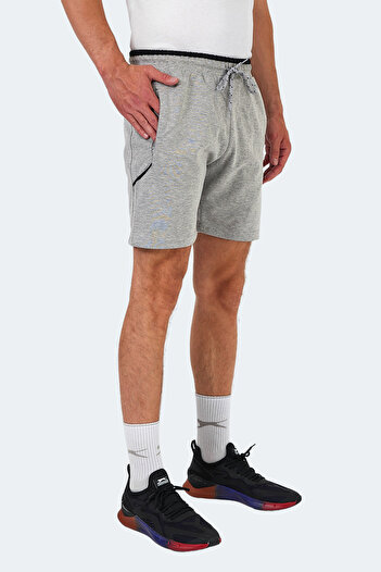 Slazenger NAGORE 2 li Set Erkek Cepli Gri - Koyu Gri Şort