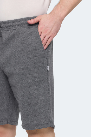 Slazenger NUKE 2 li Set Erkek Siyah - Koyu Gri Şort