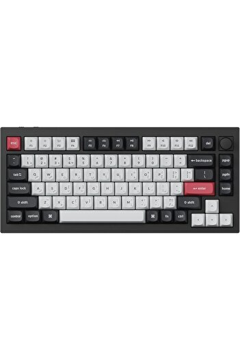 Keychron Q1 HE QMK Wireless Mechanical Keyboard – 75% (87-Key), Hall-Effect Magnetic Switches, Tri