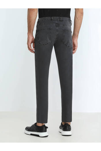 Kip Σκούρο γκρι Super Slim Fit τζιν παντελόνι με βαμβακερό μείγμα