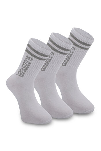 Slazenger Jinn 3-Pack Men's Sports White Socks